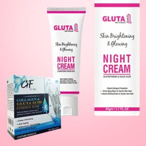 White Beauty Soap and Night cream